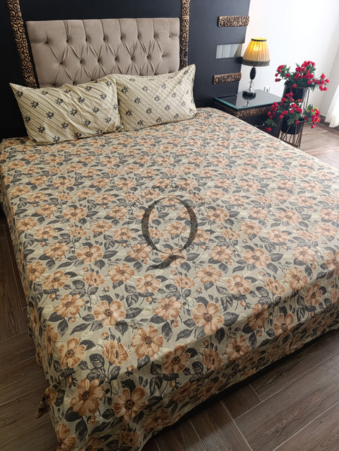 QF-2256: 3 Piece Cotton Bed Sheet