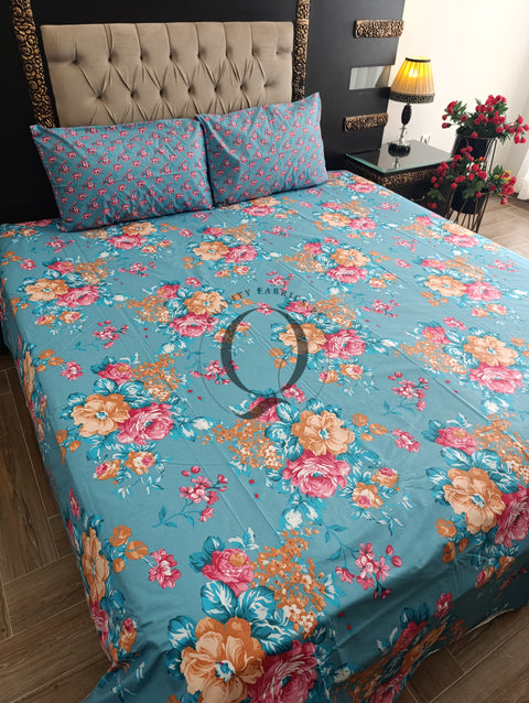 QF-2257: 3 Piece Cotton Bed Sheet