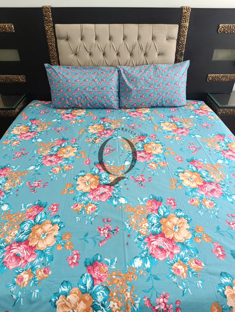 QF-2257: 3 Piece Cotton Bed Sheet