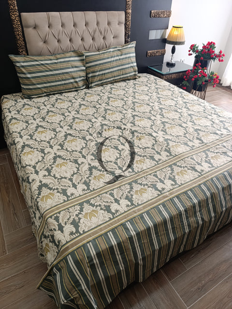 QF-2259: 3 Piece Cotton Bed Sheet