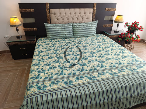QF-2262: 3 Piece Cotton Bed Sheet