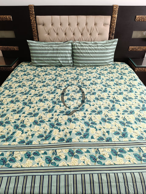 QF-2262: 3 Piece Cotton Bed Sheet