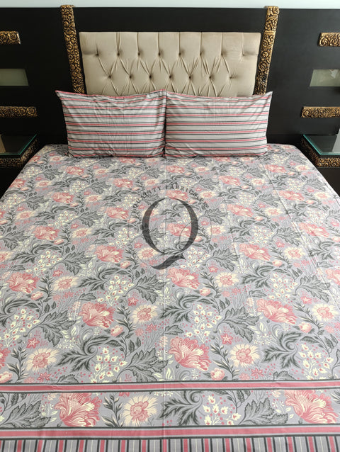 QF-2263: 3 Piece Cotton Bed Sheet