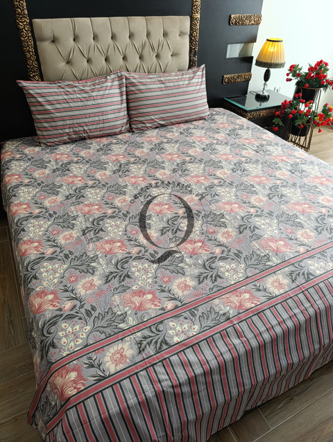 QF-2263: 3 Piece Cotton Bed Sheet