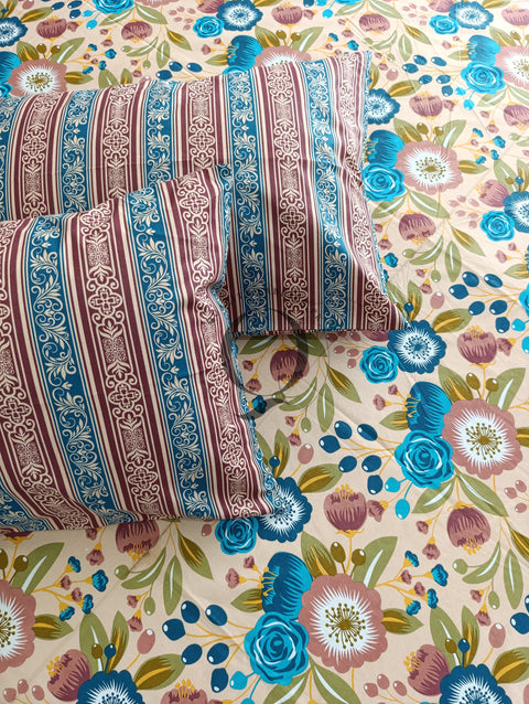 QF-2264: 3 Piece Cotton Bed Sheet