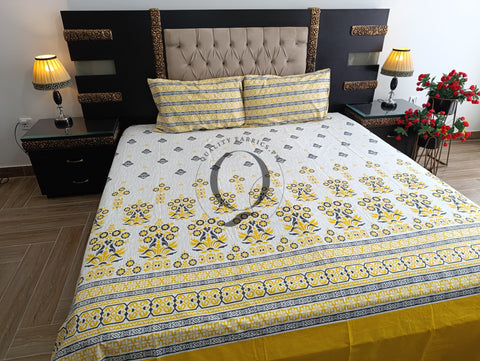 QF-2266: 3 Piece Cotton Bed Sheet