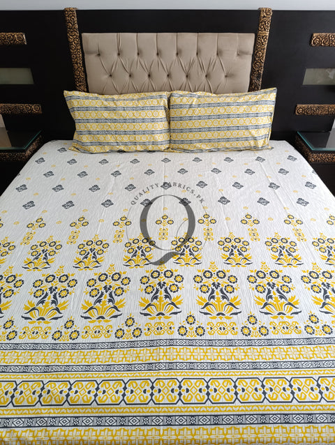 QF-2266: 3 Piece Cotton Bed Sheet