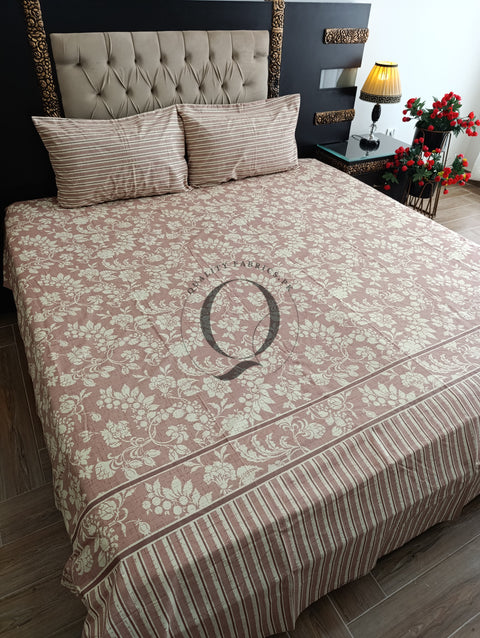 QF-2267: 3 Piece Cotton Bed Sheet