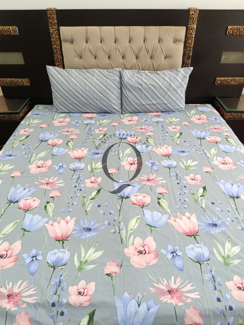 QF-2274: 3 Piece Cotton Bed Sheet