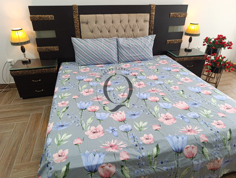 QF-2274: 3 Piece Cotton Bed Sheet