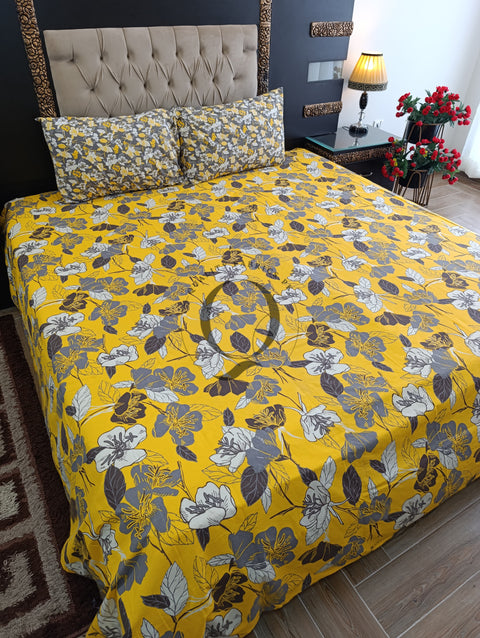 QF-2285: 3 Piece Cotton Bed Sheet