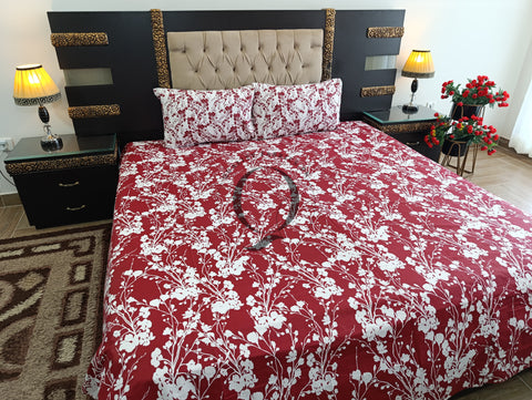 QF-2287: 3 Piece Cotton Bed Sheet