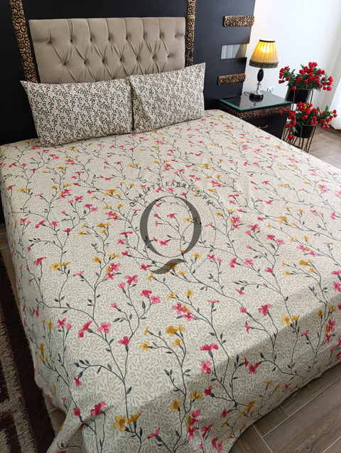 QF-2294: 3 Piece Cotton Bed Sheet