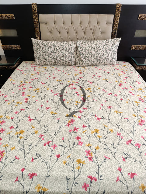 QF-2294: 3 Piece Cotton Bed Sheet