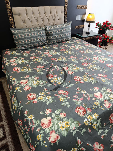 QF-2295: 3 Piece Cotton Bed Sheet
