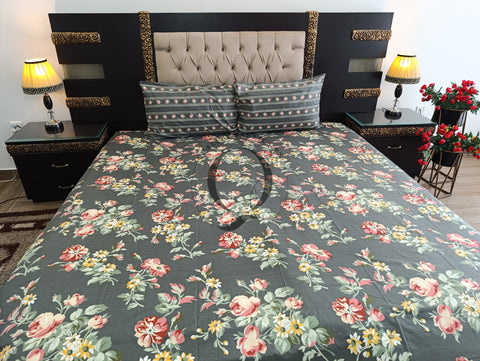 QF-2295: 3 Piece Cotton Bed Sheet