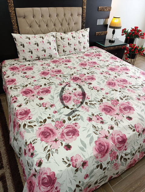 QF-2298: 3 Piece Cotton Bed Sheet