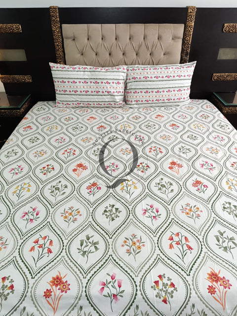 QF-2301: 3 Piece Cotton Bed Sheet