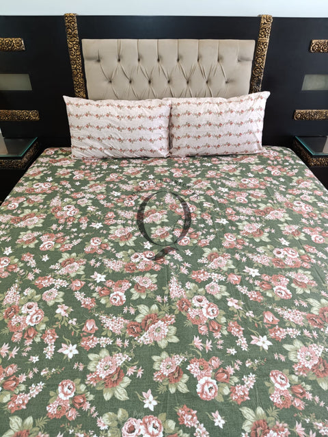 QF-2305: 3 Piece Cotton Bed Sheet