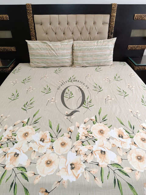 QF-2306: 3 Piece Cotton Bed Sheet