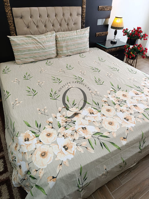 QF-2306: 3 Piece Cotton Bed Sheet