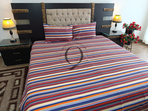 QF-2308: 3 Piece Cotton Bed Sheet