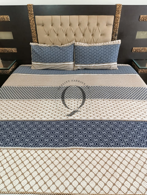 QF-2309: 3 Piece Cotton Bed Sheet