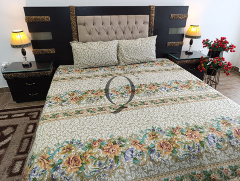 QF-2313: 3 Piece Cotton Bed Sheet