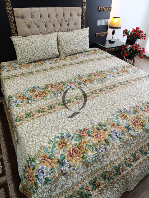 QF-2313: 3 Piece Cotton Bed Sheet