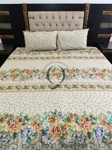 QF-2313: 3 Piece Cotton Bed Sheet