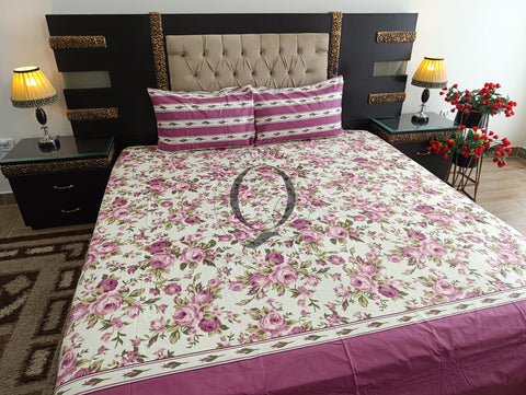 QF-2317: 3 Piece Cotton Bed Sheet
