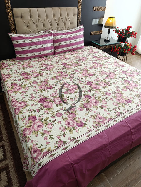QF-2317: 3 Piece Cotton Bed Sheet