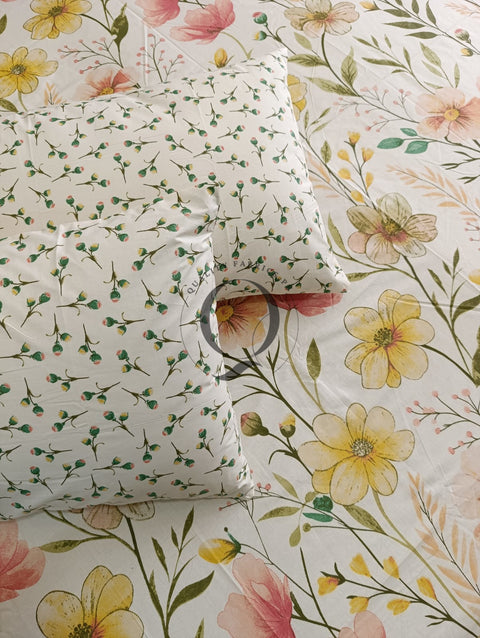 QF-2321: 3 Piece Cotton Bed Sheet