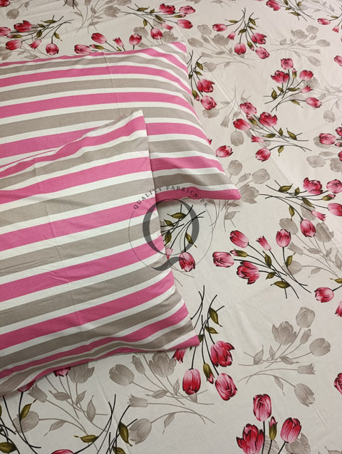 QF-2322: 3 Piece Cotton Bed Sheet