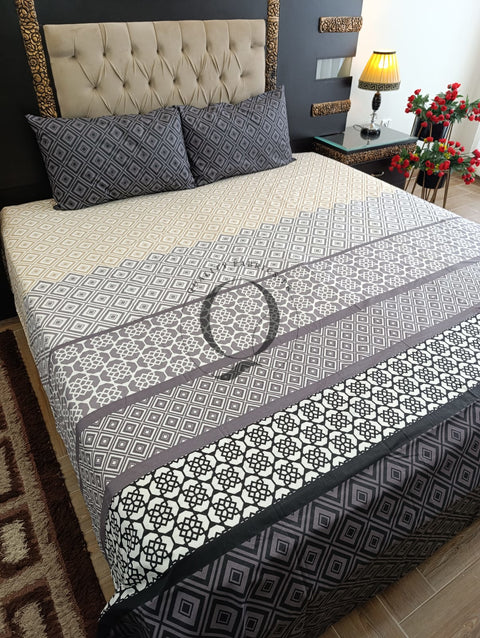 QF-2323: 3 Piece Cotton Bed Sheet
