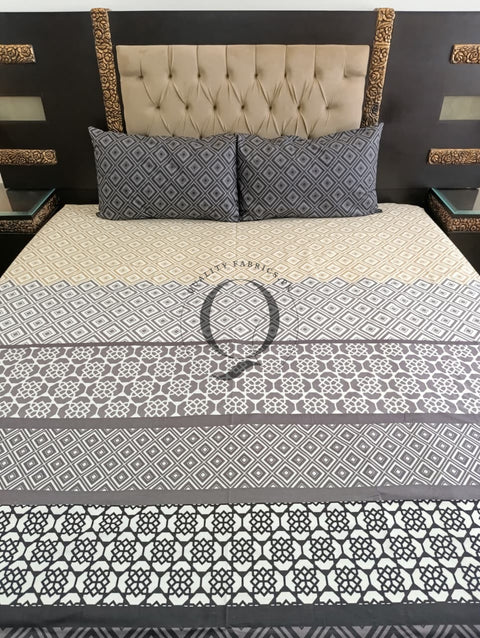 QF-2323: 3 Piece Cotton Bed Sheet