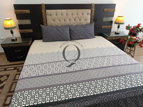 QF-2323: 3 Piece Cotton Bed Sheet