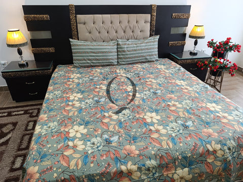 QF-2324: 3 Piece Cotton Bed Sheet