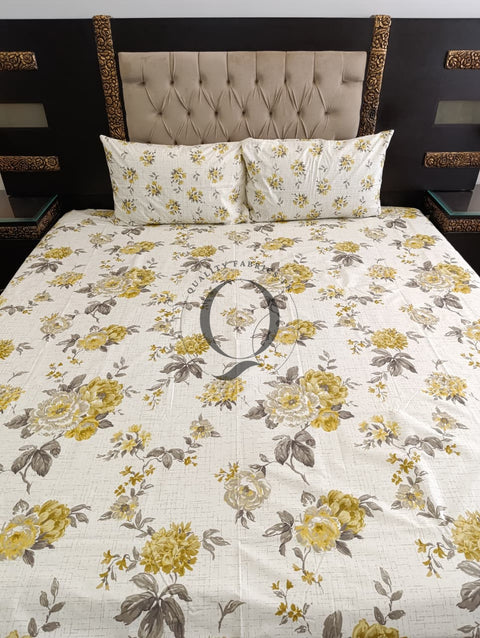 QF-2326: 3 Piece Cotton Bed Sheet