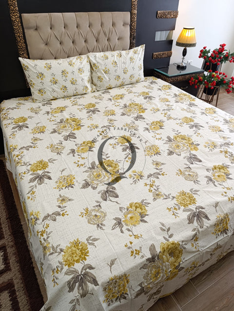 QF-2326: 3 Piece Cotton Bed Sheet