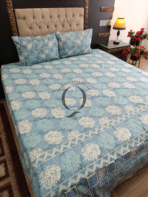 QF-2327: 3 Piece Cotton Bed Sheet