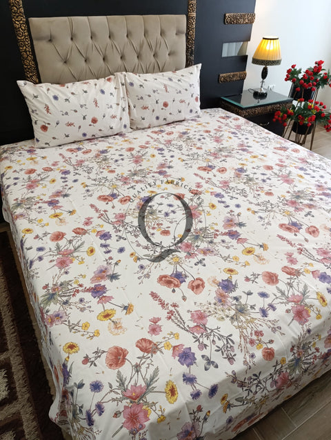 QF-2328: 3 Piece Cotton Bed Sheet