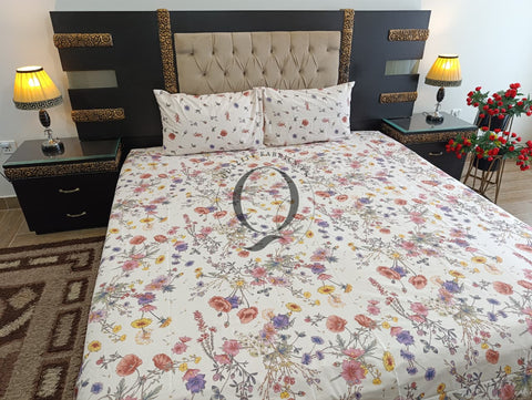 QF-2328: 3 Piece Cotton Bed Sheet