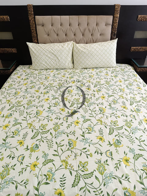 QF-2333: 3 Piece Cotton Bed Sheet