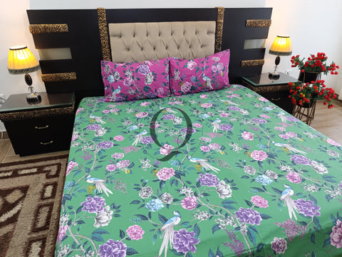 QF-2335: 3 Piece Cotton Bed Sheet
