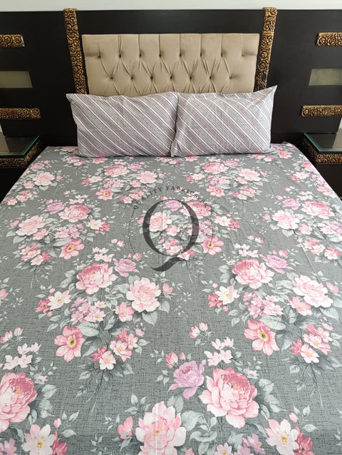 QF-2336: 3 Piece Cotton Bed Sheet