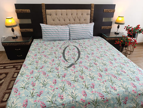QF-2342: 3 Piece Cotton Bed Sheet