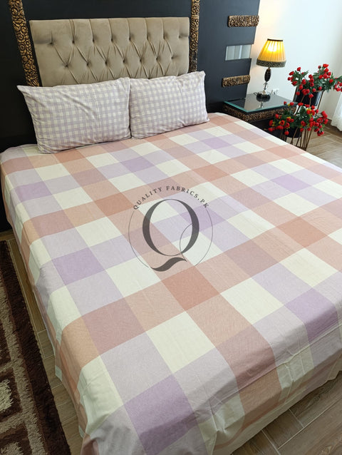 QF-2344: 3 Piece Cotton Bed Sheet