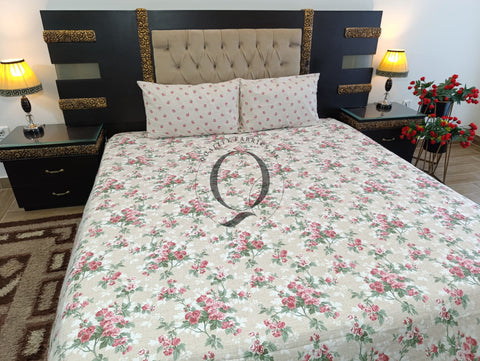 QF-2348: 3 Piece Cotton Bed Sheet