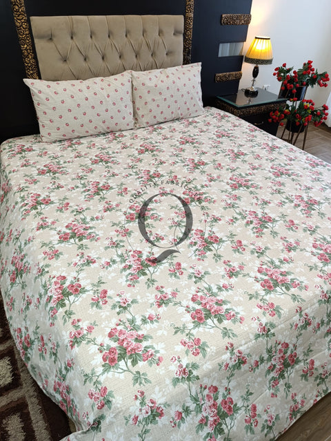 QF-2348: 3 Piece Cotton Bed Sheet